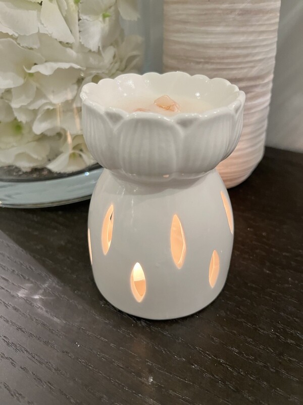 Lotus wax melt burner