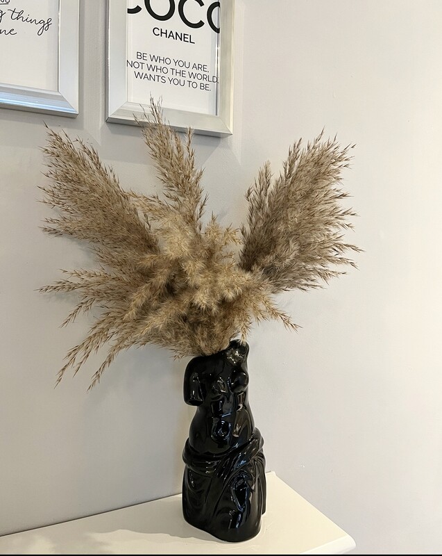 Black Venus body vase