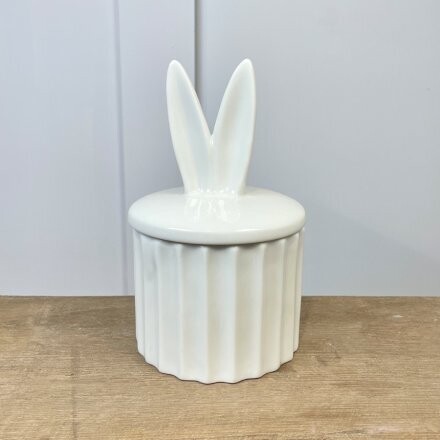 Bunny ears storage pot