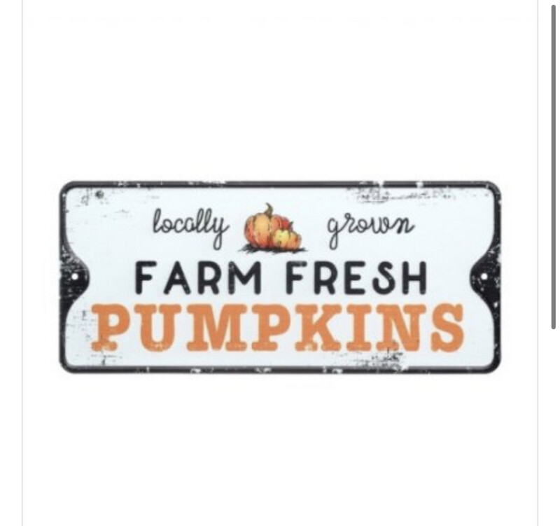 farm fresh pumpkin Sign 