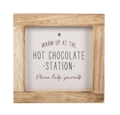 Hot Chocolate Station Sign