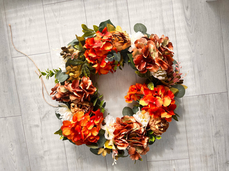 Autumn Hydrangea Wreath Autumn Hydrangea Wreath
