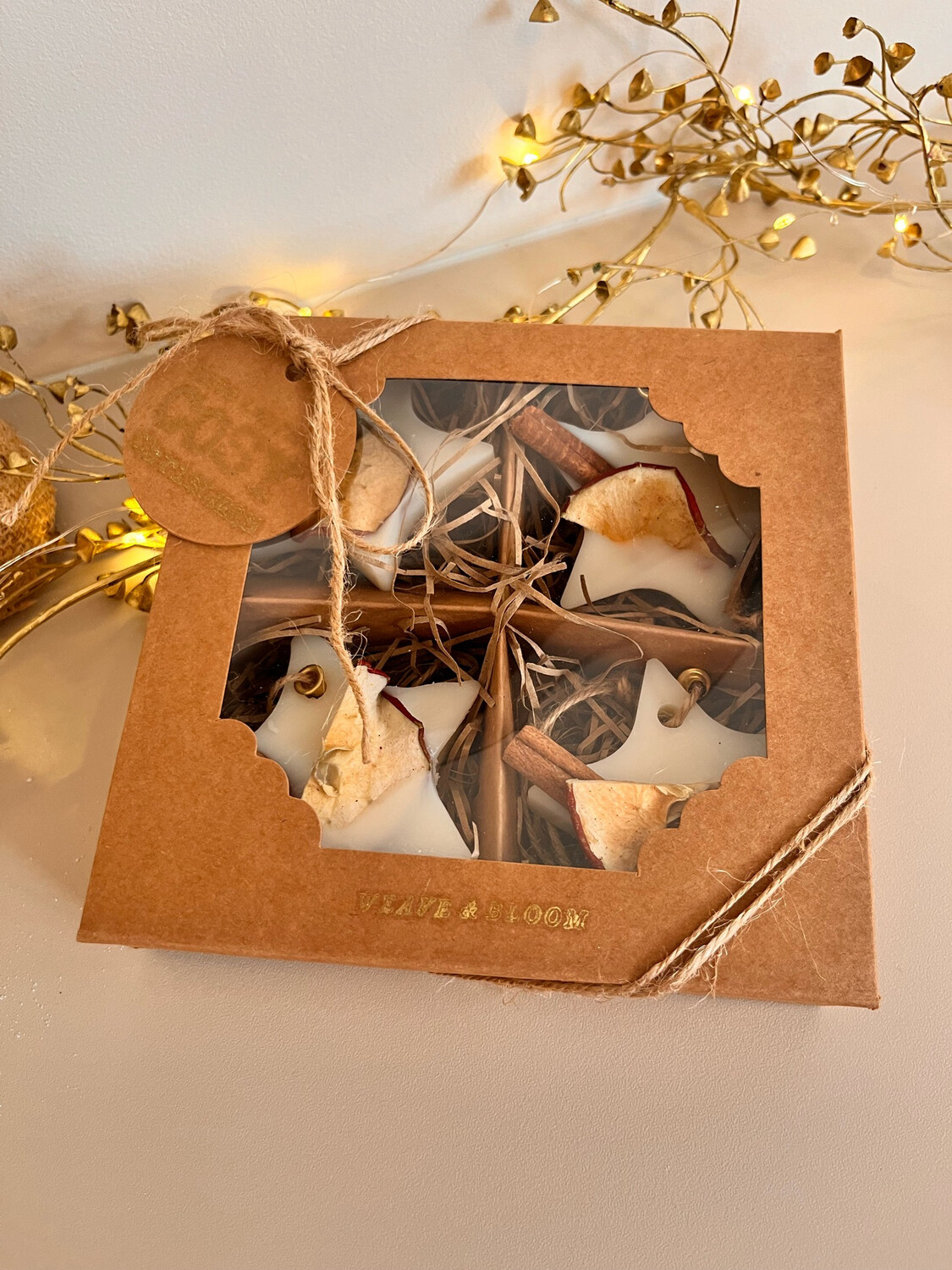 Apple & Cinnamon Scented star Decoration