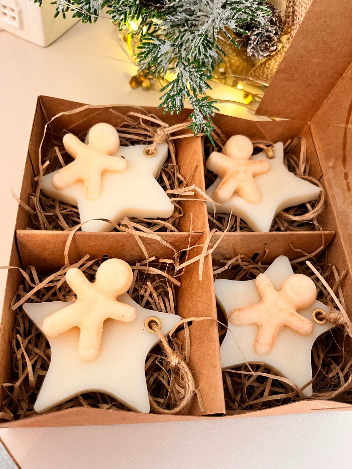 Gingerbread Scented  star Decorations