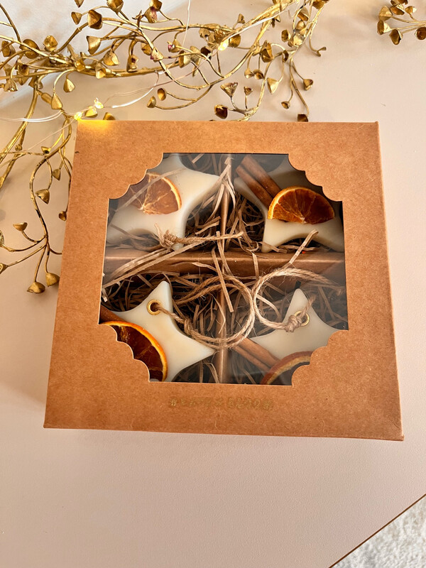 Spiced Orange Scented star Decorations