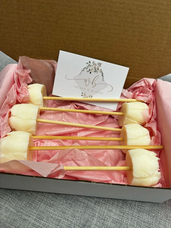 Refill wax melt Bouquet flowers (white)