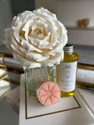 English rose Flower diffuser