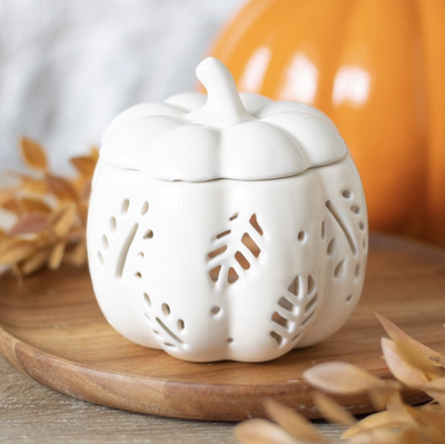 Autumnal White Pumpkin Burner Autumnal White Pumpkin Burner