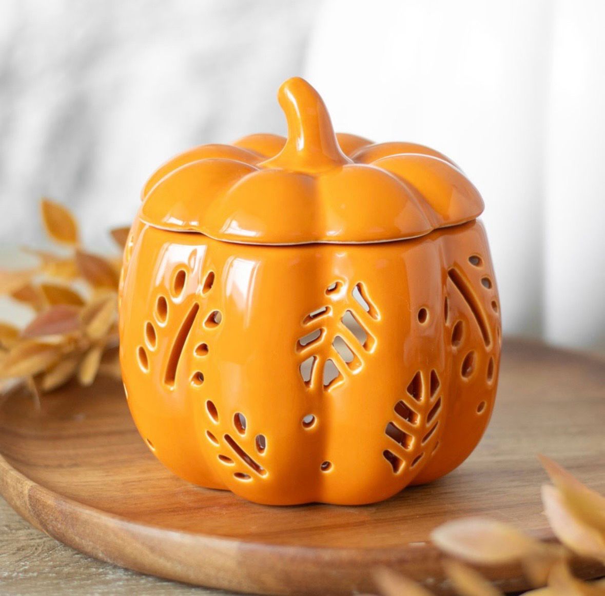 Autumnal Orange Pumpkin Burner