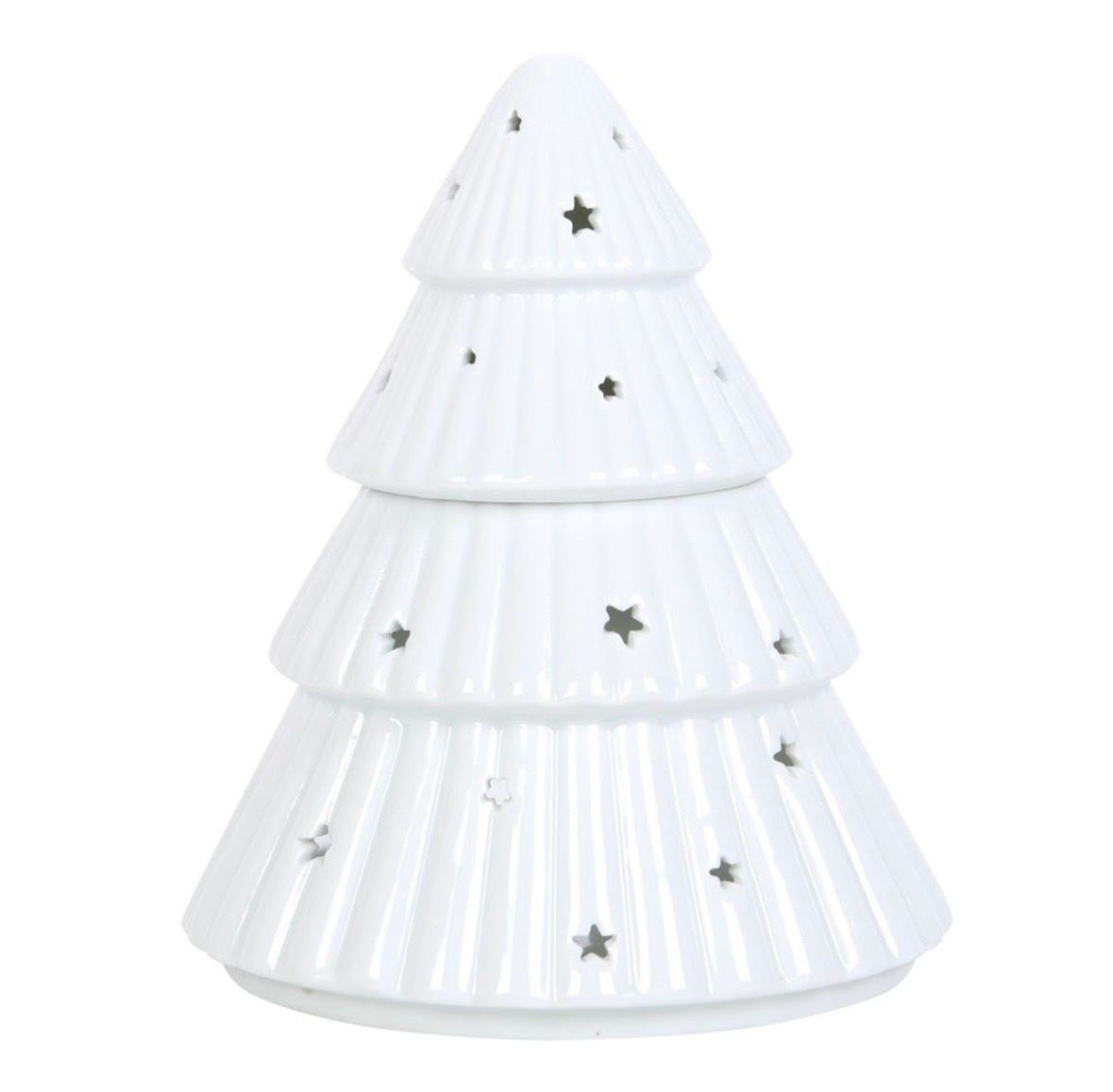 White christmas tree burner