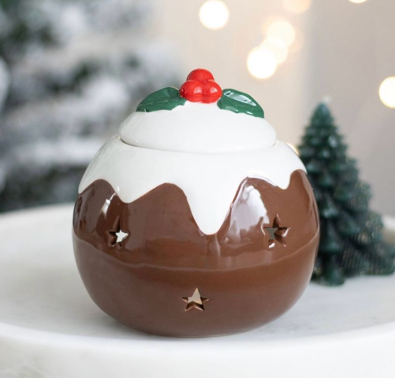 Christmas Pudding Wax Melt Burner