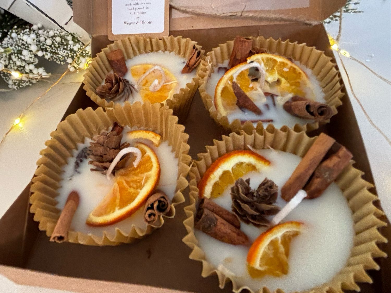 Fire starters spiced orange