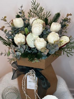 Christmas Wax Melt Bouquet Gift Set apple & Cinnamon Christmas Wax Melt Bouquet Gift Set apple & Cinnamon