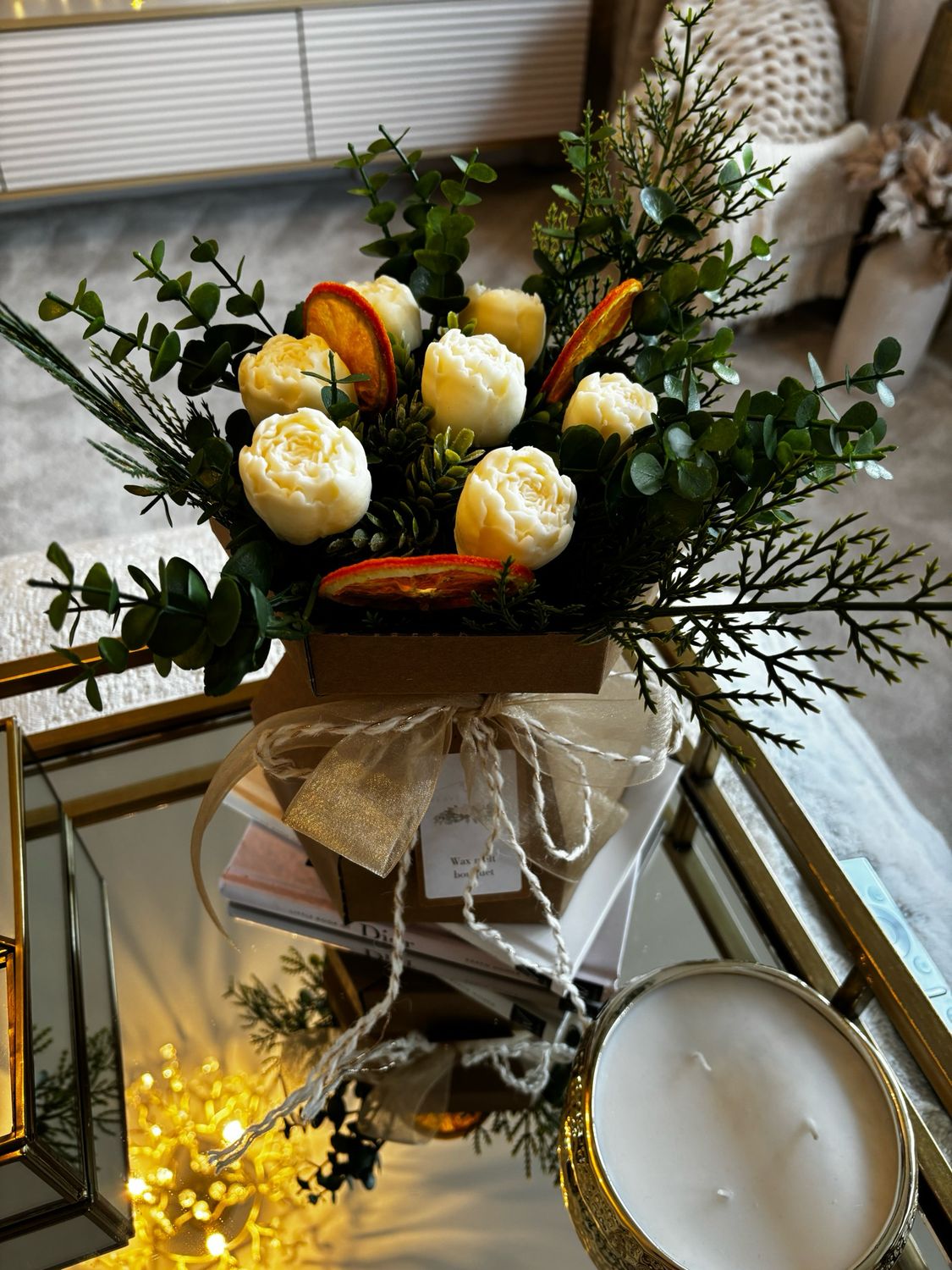 Christmas Wax Melt Bouquet  Spiced Orange