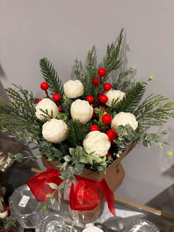 Christmas Wax Melt Bouquet Cranberry, Orange & Cinnamon