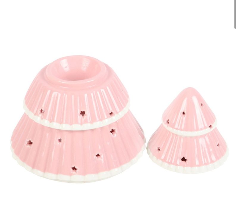 Pink christmas tree burner