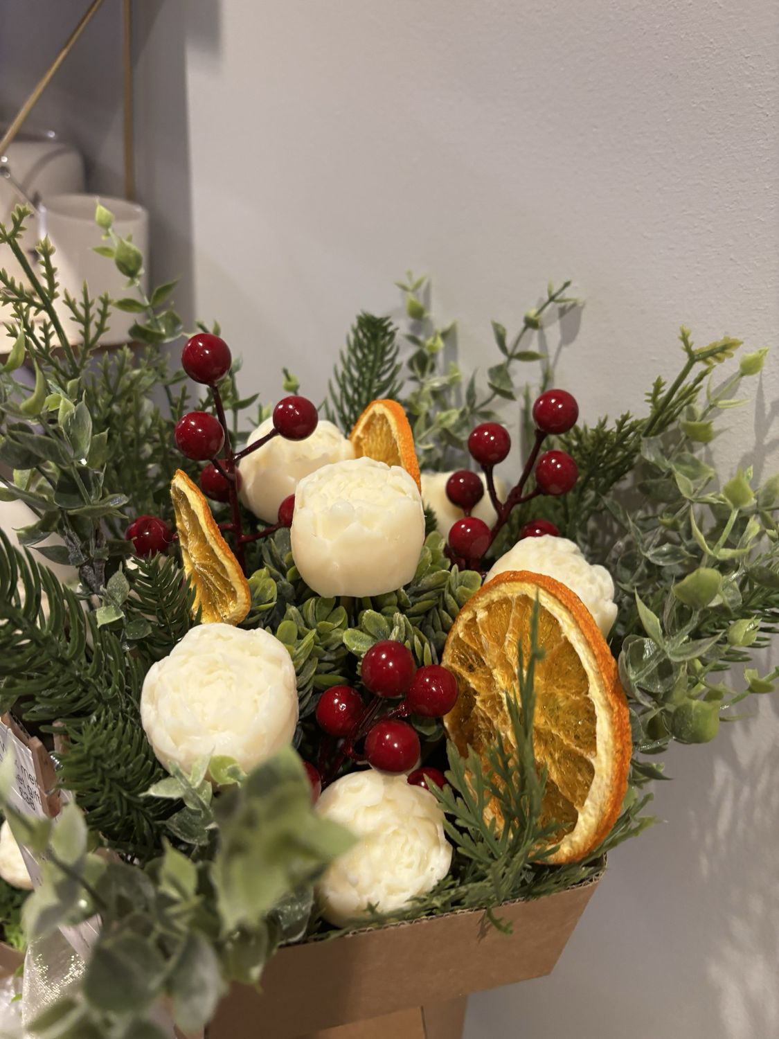 Christmas Wax Melt Bouquet in the The Vase Enchanted Forest