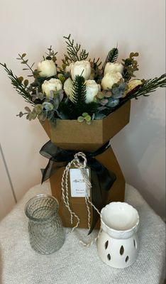 Christmas gift set bouquets