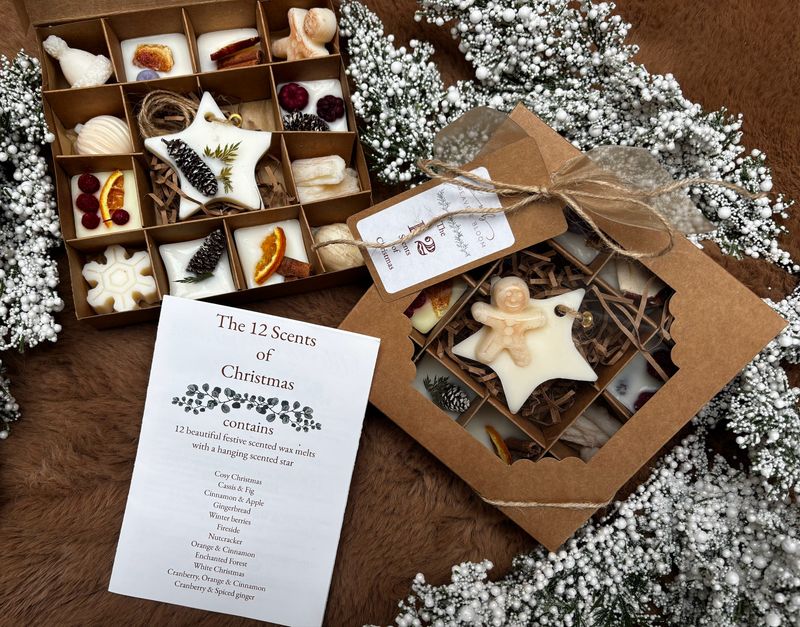 The 12 Scents Of Christmas Wax Melt Gift Set
