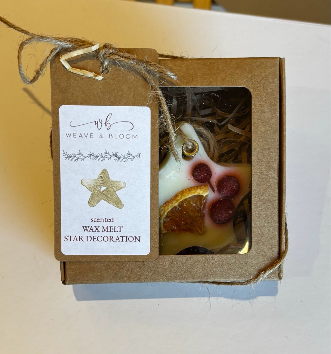 Single Hanging Scented Star Cranberry & Orange (gift boxed) Single Hanging Scented Star Cranberry & Orange (gift boxed)