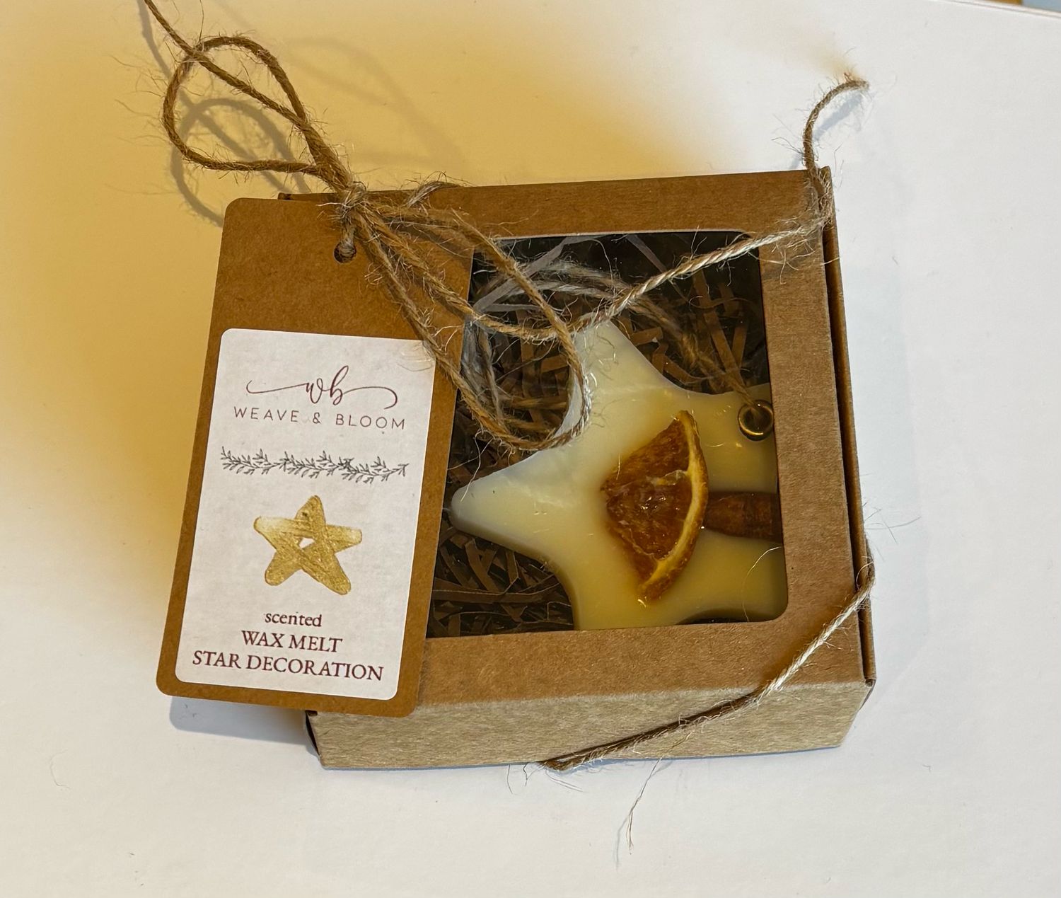 Single Hanging Scented Star Spiced Orange (gift boxed) Single Hanging Scented Star Spiced Orange (gift boxed)