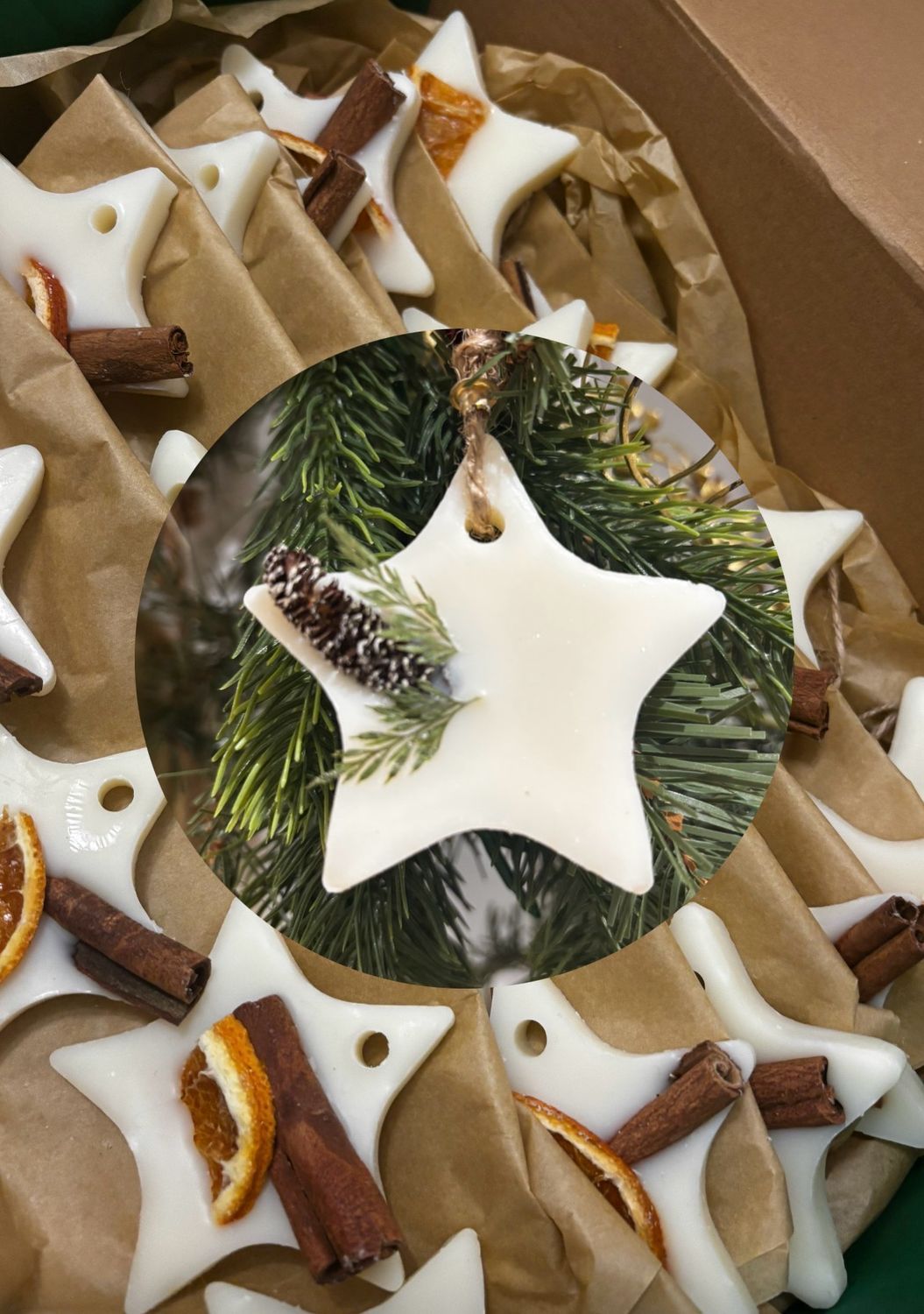 Hanging Wax Melt Stars Enchanted Forest 25 pack Hanging Wax Melt Stars Enchanted Forest 25 pack