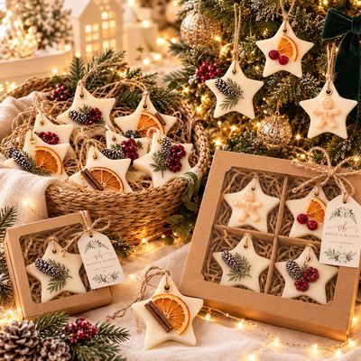 festive hanging stars