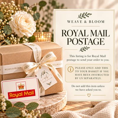 Additional Royal Mail Postage – For Existing Orders Only