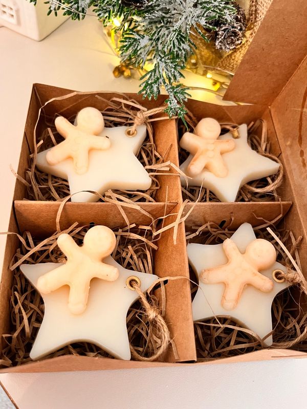 Gingerbread Scented  star Decorations