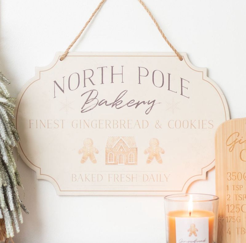 Gingerbread Bakery Sign
