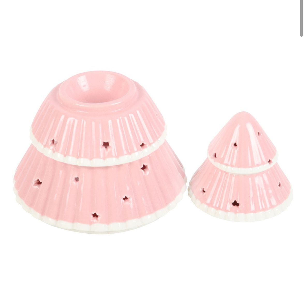 Pink christmas tree burner