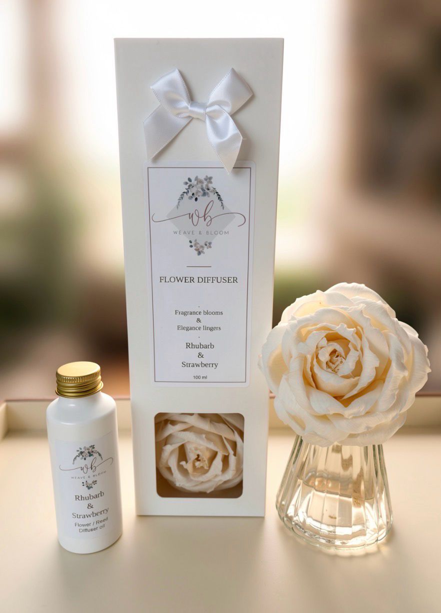 English rose Flower diffuser English Rose luxury flower reed diffuser home fragrance