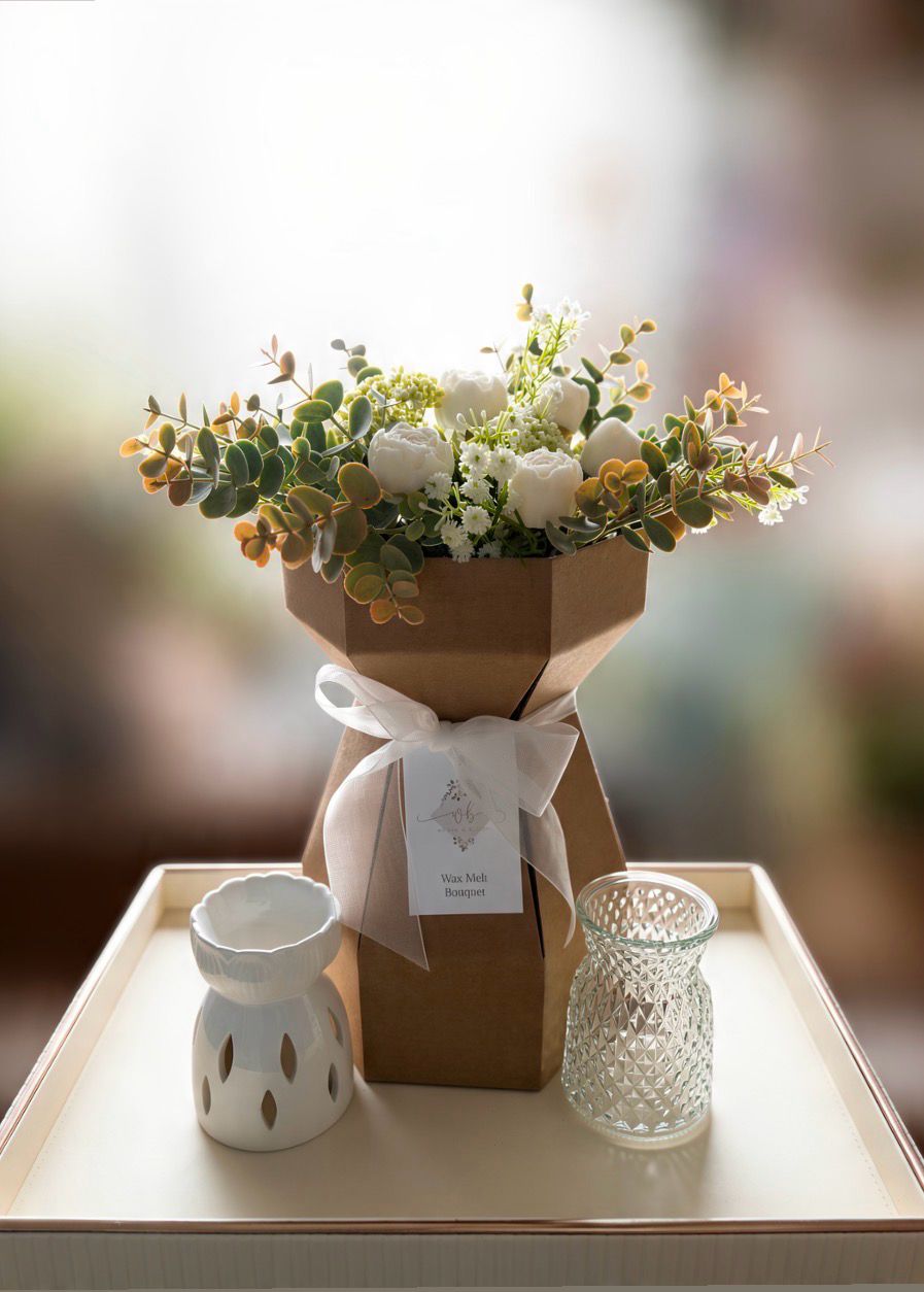 Wax Melt Bouquet The White Gift Set Wax Melt Bouquet The White Gift Set