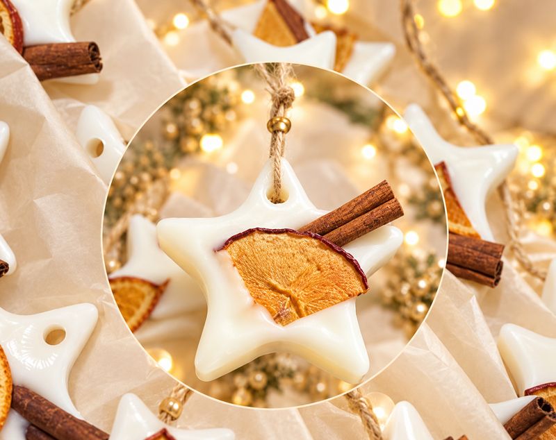 Hanging wax melt stars  Apple & Cinnamon  25 pack