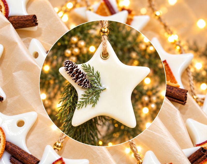 Hanging Wax Melt Stars Enchanted Forest 25 pack