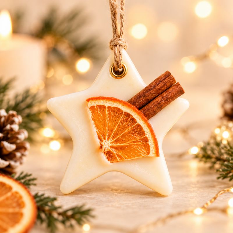 Single Hanging Scented Star Spiced Orange