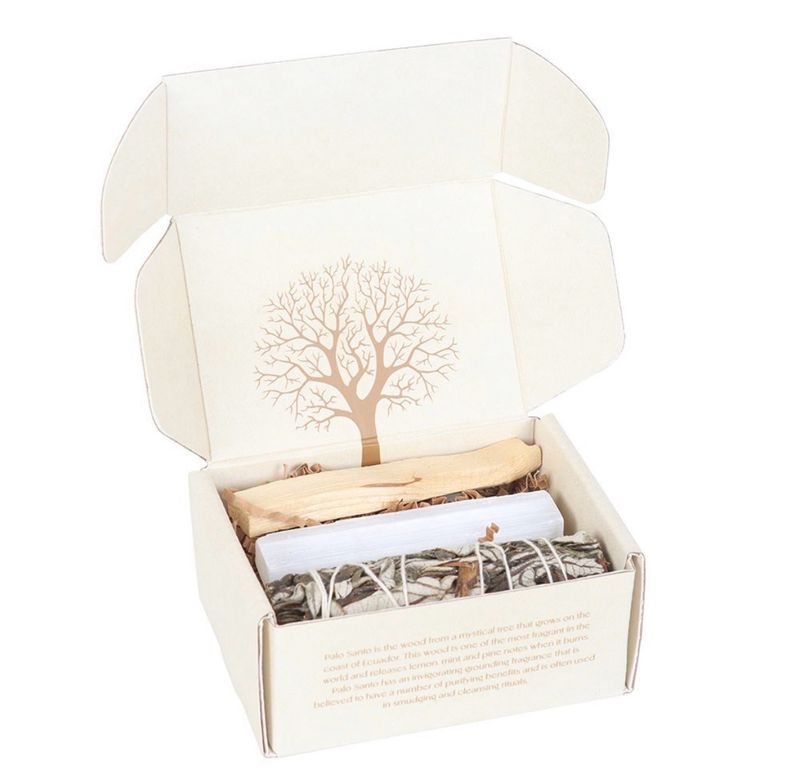 Yerba Santa crystal energy cleansing kit