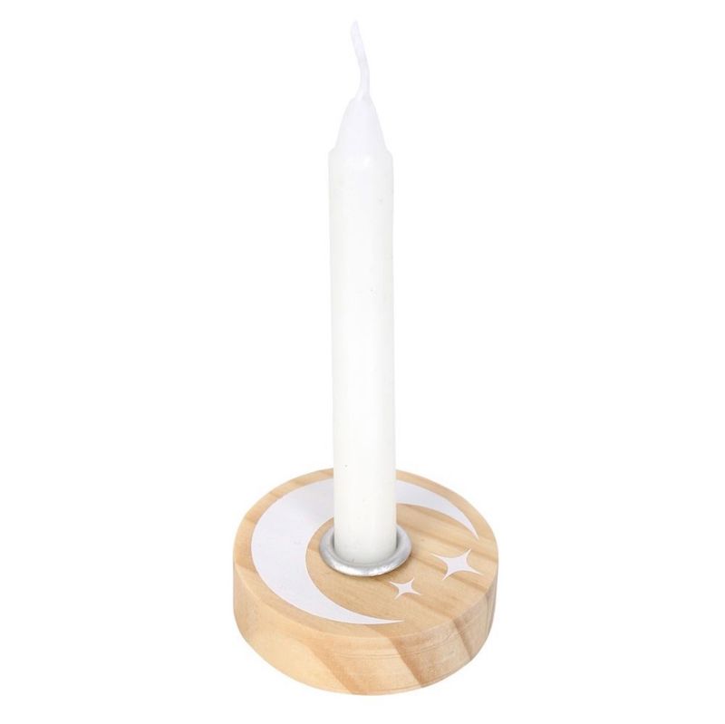 mystical moon candle holder