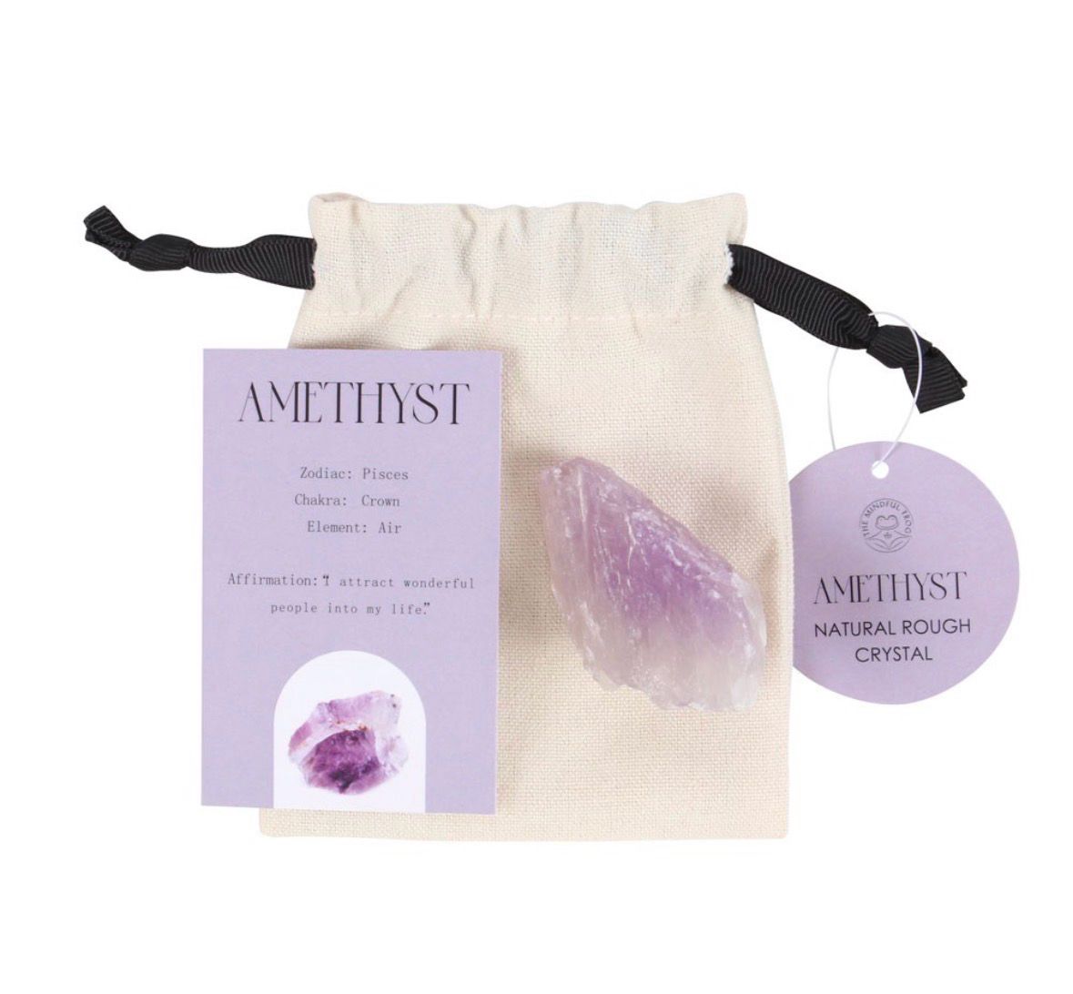 Amethysts healing rough crystal