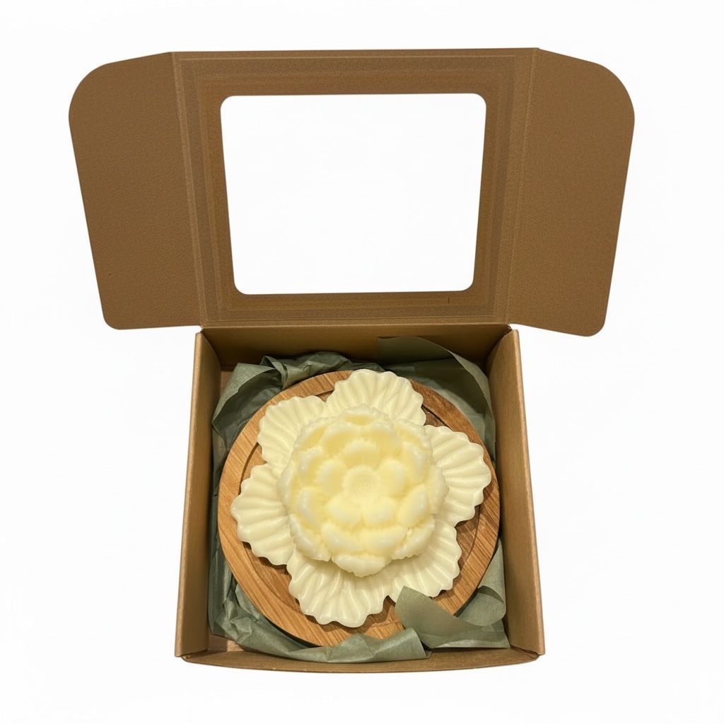 Hibiscus  coaster, pear & Freesia