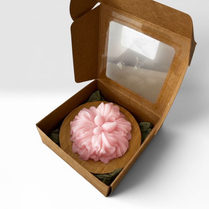 Iris wax melt coaster room freshener (pink) Iris wax melt coaster room freshener (pink)