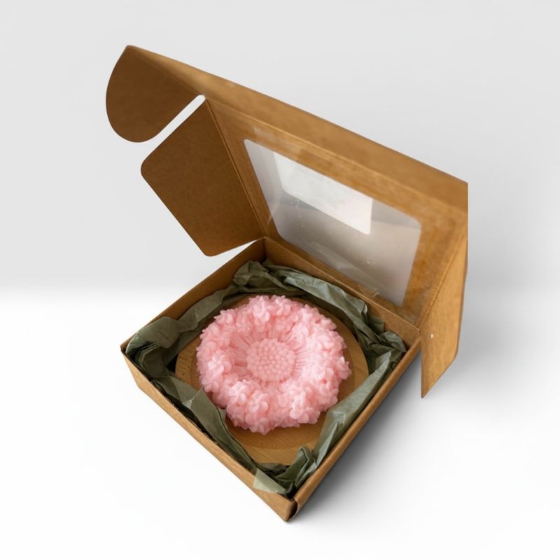 Hydreangea wax melt coaster room freshener (pink) Hydreangea wax melt coaster room freshener (pink)