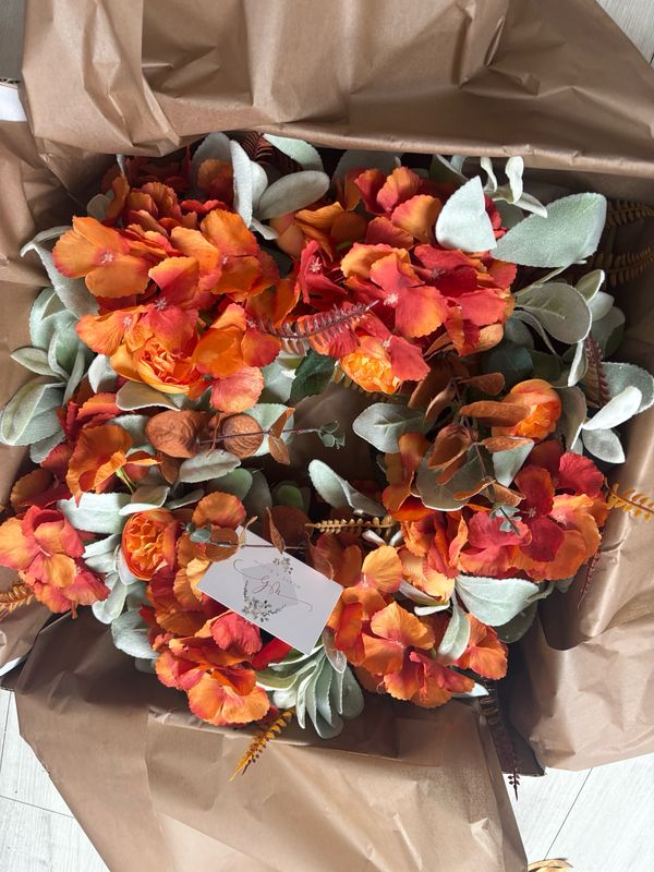 Luxury Autumn Hydrangea Wreath Luxury Autumn Hydrangea Wreath
