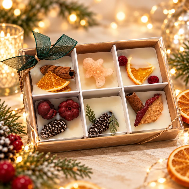 Festive bloom box 6 luxury wax melts Festive bloom box 6 luxury wax melts