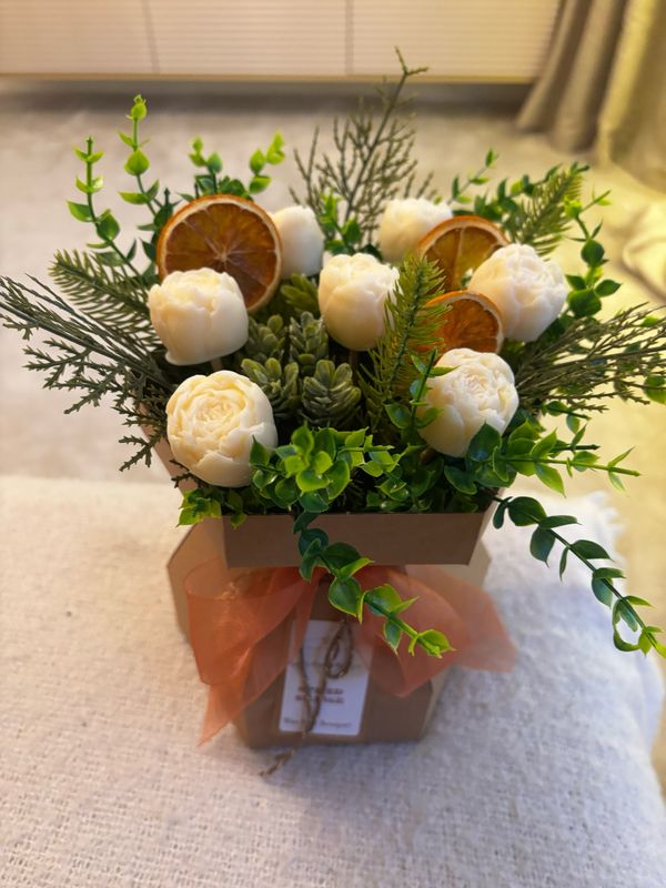 Christmas Wax Melt Bouquet  Spiced Orange