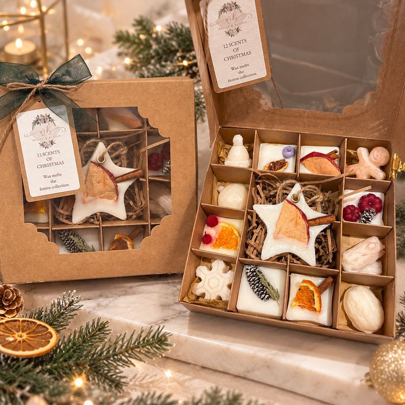 The 12 Scents Of Christmas Wax Melt Gift Set The 12 Scents Of Christmas Wax Melt Gift Set