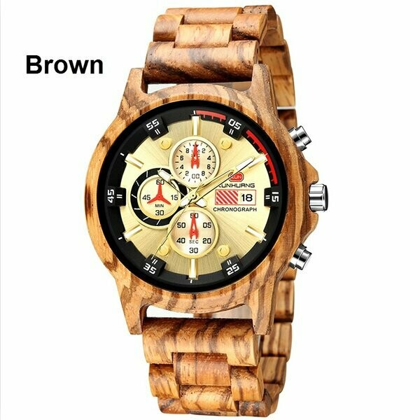 Chronograph aus Holz