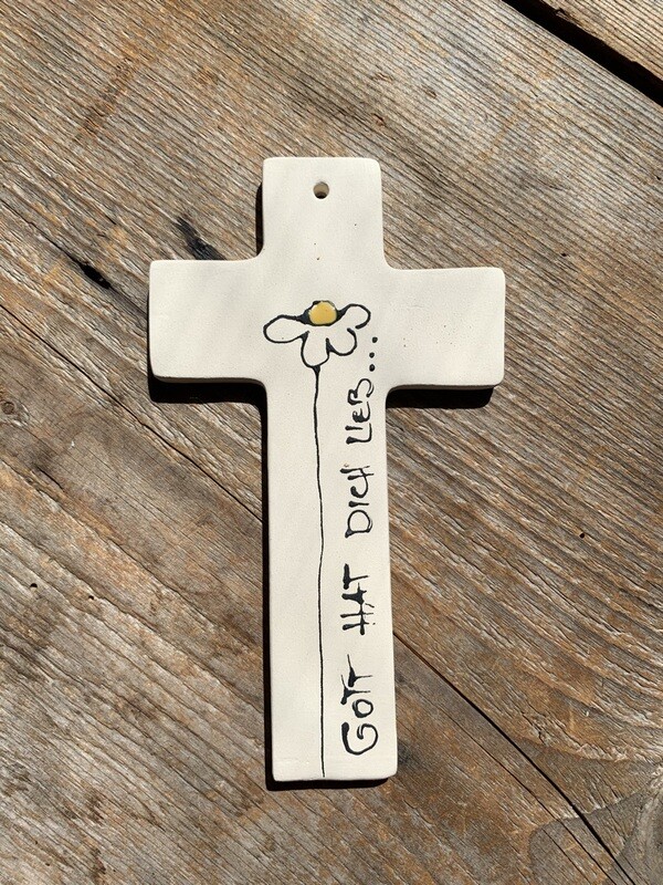 Kreuz-Gott hat dich lieb-gelb