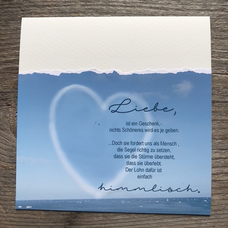 Karte &quot;Liebe &amp; Hochzeit&quot;