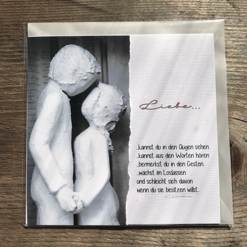 Karte &quot;Liebe &amp; Hochzeit&quot;